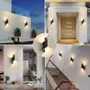 2 lampade a LED da parete moderne, adatte sia per interni Anteprima dell’immagine prodotto 8