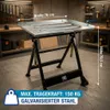 Klappbarer Schweißtisch höhenverstellbar neigbar 500x750 mm Produktbild-Vorschau 4