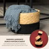 bremermann Aufbewahrungskorb, Baumwolle/ Strohgeflecht Ø 24 Produktbild-Vorschau 6