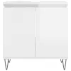 vidaXL Armoire de salle de bain blanc brillant 58x33x60 cm Voir les images du produit 4