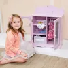 Puppenschrank Holz Puppenzubehör Babypuppen Spielzeug Produktbild-Vorschau 2