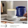 Ceramiczny pojemnik na masło DOWAN z pokrywką, utrzymuje Podgląd zdjęcia produktu 2