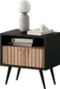 Selsey - Comodino Bello con cassetto, frontali lamellari, Anteprima dell’immagine prodotto 3