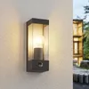 Lindby Außenwandlampe Tilian, Sensor, Höhe 25 cm, anthrazit Produktbild-Vorschau 3