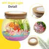 Einhorn‑Terrarium‑Set mit LED‑Nachtlicht, DIY‑Dekoset mit Produktbild-Vorschau 4