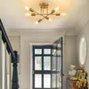 ZMH stropní lampa vintage stropní světlo E27 - 6 plamenů Náhled obrázku produktu 7