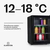 Klarstein Brooklyn 42 Silver, mini lednice, , skleněné Náhled obrázku produktu 4