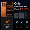 CLM-Tech 2er Set Schutzfolie kompatibel mit iPhone 17 PRO Produktbild-Vorschau 2