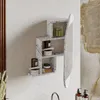 Skye Decor, Cloud Storage Bathroom Wall Mirror - Carrara, Podgląd zdjęcia produktu 1