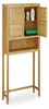 Relaxdays Waschmaschinenschrank Lamell Bambus, Überschrank, Produktbild-Vorschau 11