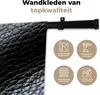 MuchoWow® Wandteppich Wandbehang Leder - Textur - Schwarz - Produktbild-Vorschau 3