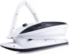 A white and black sled on a white background. Podgląd zdjęcia produktu