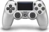A silver PlayStation 4 controller is shown from the front on a white background. Náhled obrázku produktu