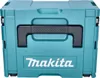 A teal Makita Makpac storage case with a black handle. Podgląd zdjęcia produktu