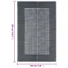 vidaXL Dywanik zewnętrzny ARAKIL szary 190x290 cm PP Podgląd zdjęcia produktu 6