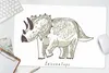 MuchoWow® Schreibtischunterlage Kinderzimmer - Triceratops Produktbild-Vorschau 5