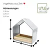 UNUS Vogelfutterhaus zum Aufhängen mit herausnehmbarer Produktbild-Vorschau 3