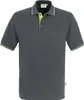 HAKRO Poloshirt Casual Herren #803 Gr. 3XL anthrazit/kiwi Produktbild-Vorschau 1