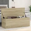 vidaXL Kufer dąb sonoma 102x35x35 cm materiał Podgląd zdjęcia produktu 2