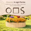Floranica Bordura per Giardino in legno 10 x 200 cm Non Anteprima dell’immagine prodotto 4