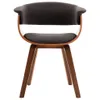 vidaXL Chaises de salle à manger 6 pcs. Gris Bois courbé et Voir les images du produit 4