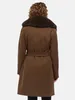 Tazzio Damen Wintermantel F811 (Braun, S) Produktbild-Vorschau 3