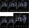 A collage of digital thermostats displaying temperature and time. Náhľad obrázku produktu
