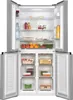 An open refrigerator filled with food items. Produktbild-Vorschau