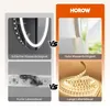 HOROW Koupelnové zrcadlo 60 cm kulaté koupelnové zrcadlo s Náhled obrázku produktu 6
