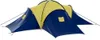 vidaXL Camping-Zelt Stoff 9 Personen Blau und Gelb Produktbild-Vorschau 3