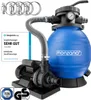 MONZANA® Sandfilteranlage SF12K 10.200L/h bis 35.000L Pool Produktbild-Vorschau 1