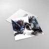 Bilder auf glas - Vogel Natur Feder - 70x70cm - Glasbilder Produktbild-Vorschau 2