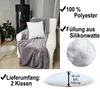 JACK 2er Set Innenkissen XXL Kissenfüllung 30x30 30x50 Produktbild-Vorschau 7