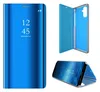 A collage of images showing a blue flip phone case from different angles. Produktbild-Vorschau