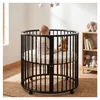 Buxibo Babybox – Looprek – Ronde houten speelbox – Loopstal Productafbeelding-voorbeeld 2