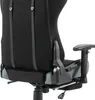 A close-up view of the back and side of a black and gray gaming chair. Náhled obrázku produktu