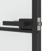vidaXL Drzwi wewnętrzne slim czarne 76x201,5 cm szkło Podgląd zdjęcia produktu 7