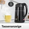 Bosch TWK3P423, 1,7 l, 2400 W, Schwarz, Edelstahl, Produktbild-Vorschau 18