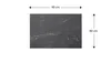 Metallische Magnettafel SCHWARZER MARMOR 90x60cm Produktbild-Vorschau 5