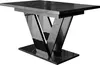 Table à manger extensible 120x80 cm GIBON - marbre noir / Voir les images du produit 3