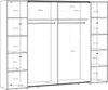 Armoire -Reproduction Sable- 2 portes battantes + 2 portes Voir les images du produit 9
