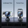 A split image showing a car phone mount in both landscape and portrait views. Anteprima dell’immagine prodotto