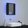 A modern bathroom vanity with a sink, faucet, and a lighted mirror cabinet. Náhled obrázku produktu