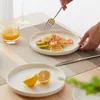 Teller set 4stück Ø21,3 cm Keramik Speiseteller Pastateller Produktbild-Vorschau 9
