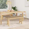 Bankkissen Plüschcord Taupe Tiefe 35 cm Produktbild-Vorschau 3