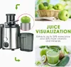 A collage of images showcasing a juicer, apples, and fresh juice. Náhled obrázku produktu