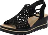 Rieker Damen Sandalette Schwarz Voir les images du produit 18