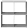 vidaXL Raumteiler-Bücherregal Grau Sonoma 69,5x29x69,5 cm Produktbild-Vorschau 5