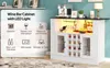 Wijnkast, 120x35x84 cm, met LED-verlichting, glashouders, Productafbeelding-voorbeeld 14