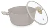 A single pot with its lid slightly ajar, presented against a white background. Produktbild-Vorschau